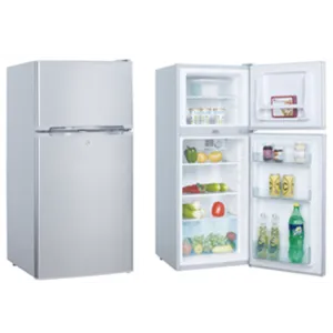 Home Basics Top Mount 2 Door Fridge 125L White