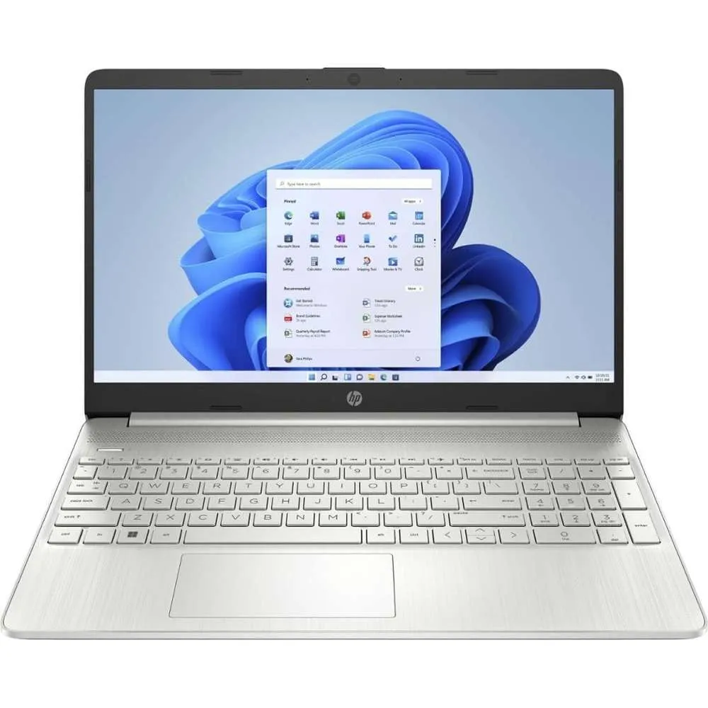HP Laptop 15-dy5033dx Touchscreen i3 8GB 256GB SSD Natural Silver Win 11