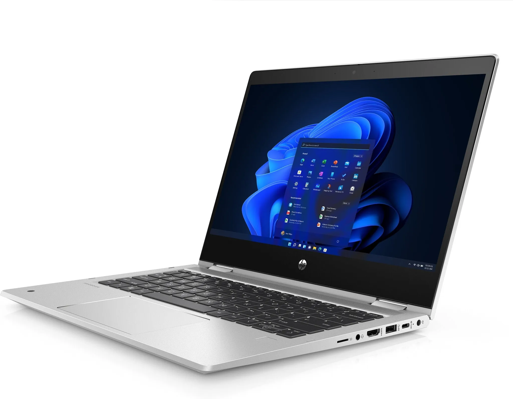 HP Pro x360 435 G9 13.3" 2-in-1 Laptop - AMD Ryzen 5 5625U, 8GB RAM, 256GB SSD, Touchscreen, Windows 11 Pro, Silver