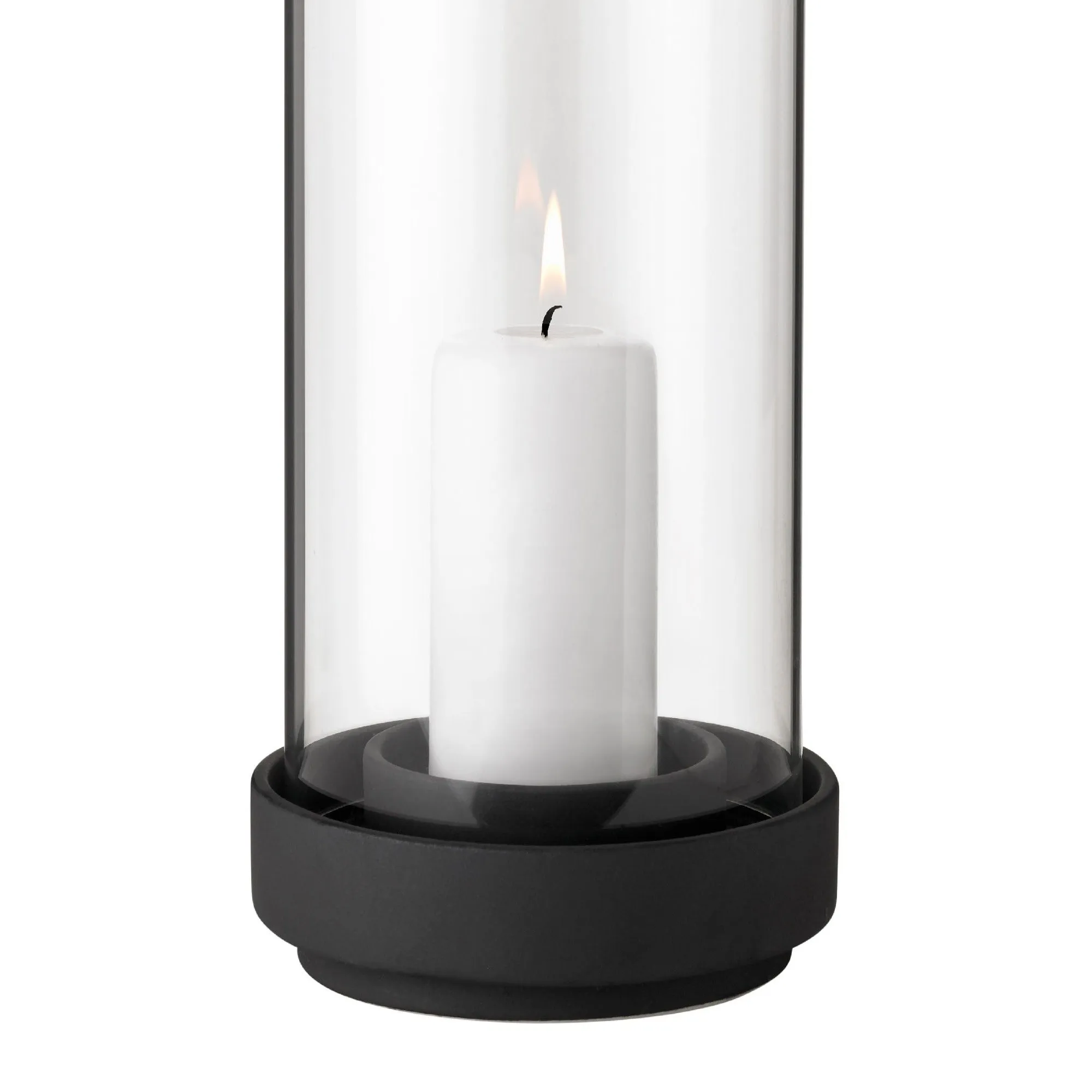 Hurricane Lantern | Black | Large