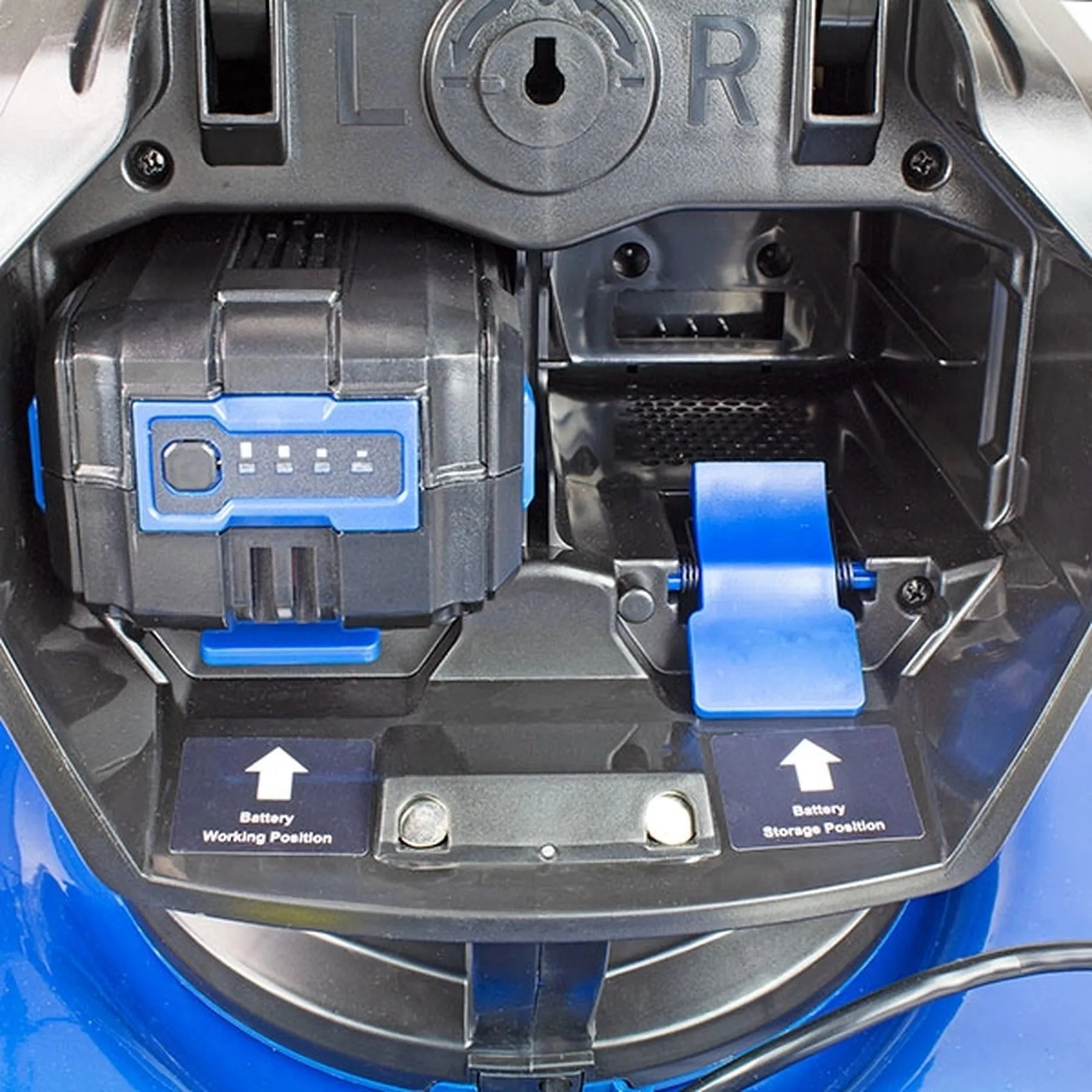 Hyundai HYM40LI420P Cordless Push Lawn Mower 42cm - Battery & Charger
