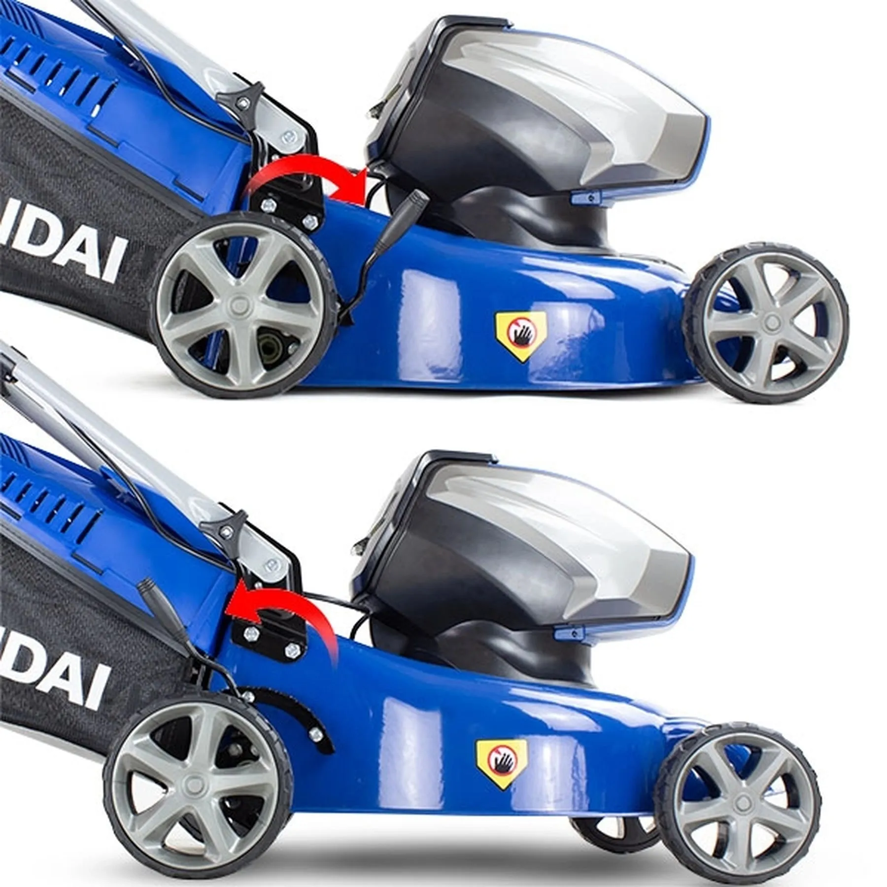Hyundai HYM40LI420P Cordless Push Lawn Mower 42cm - Battery & Charger