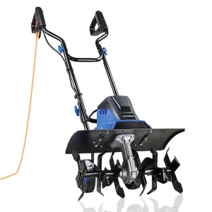 Hyundai HYT1500E Electric Garden Tiller, Cultivator, Rotovator & Rototiller