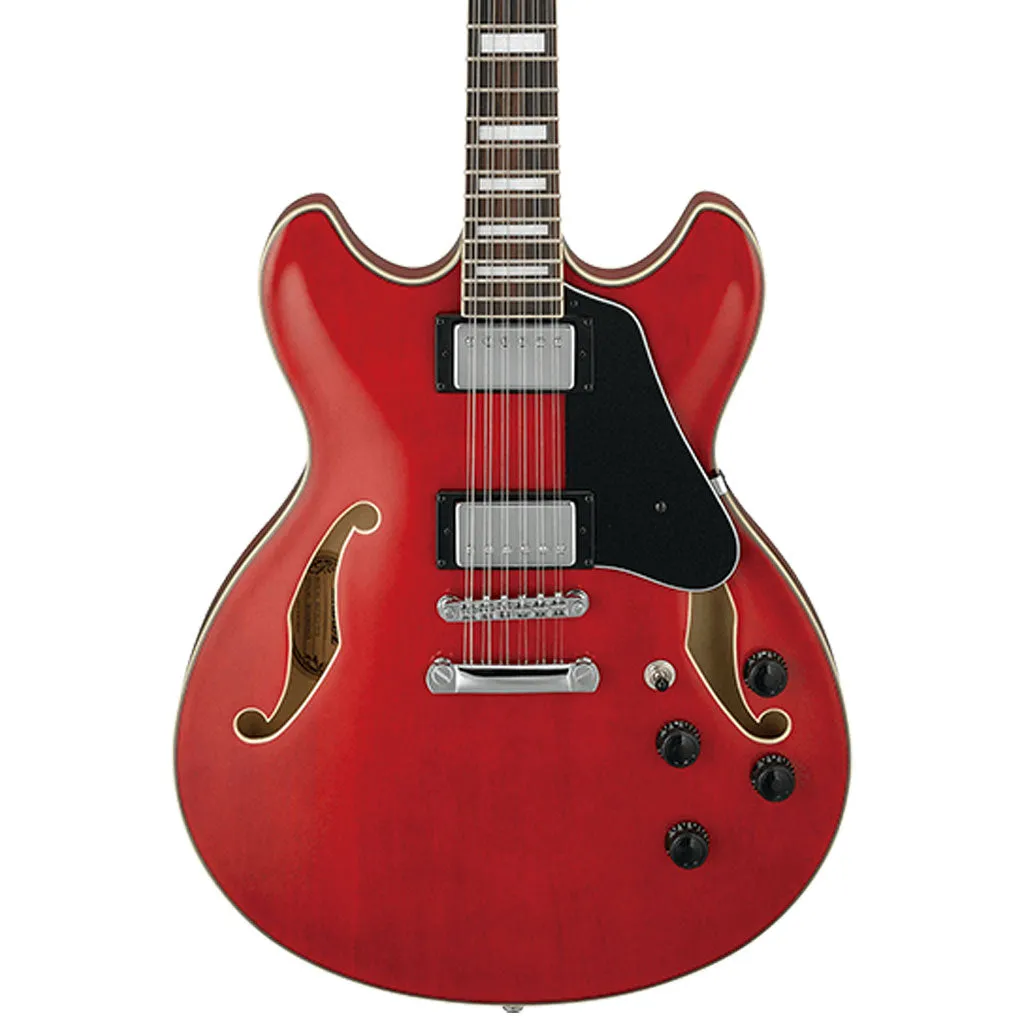 Ibanez AS7312 12 String Artcore - Transparent Cherry Red