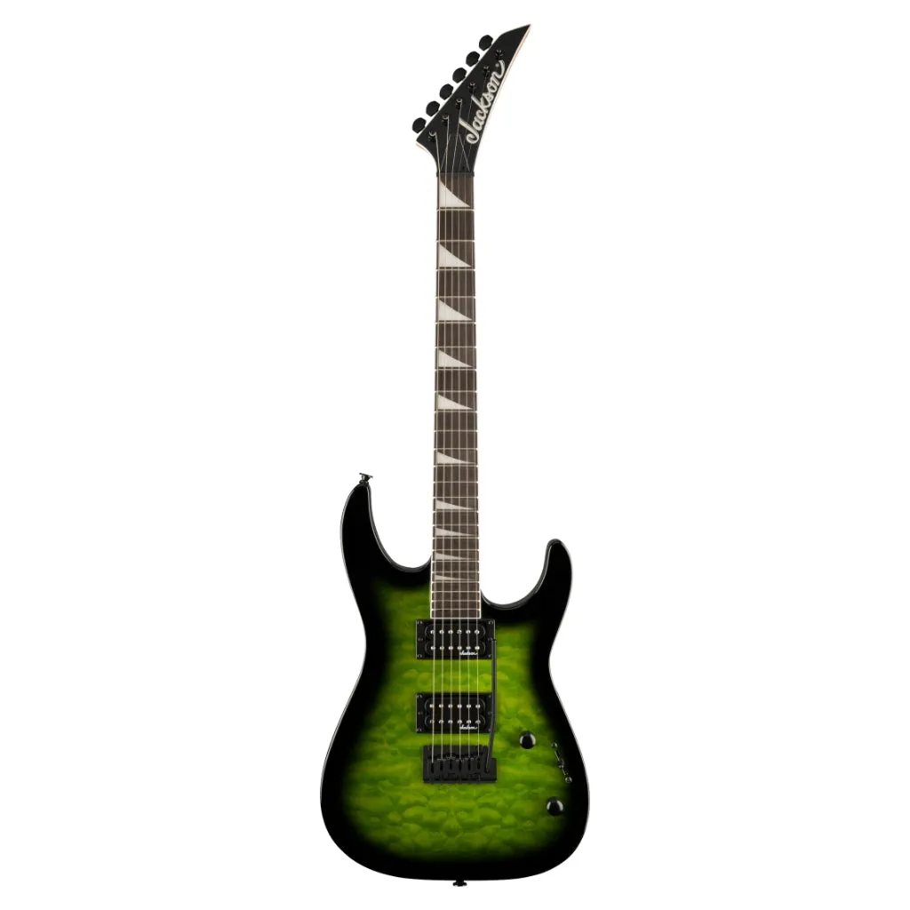 Jackson JS Series Dinky JS20 DKQ 2PT in Transparent Green Burst