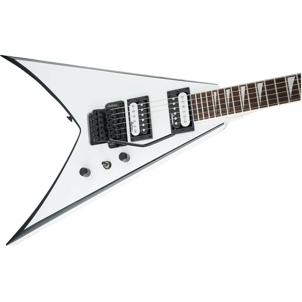Jackson JS Series King V JS32 - White with Black Bevels - Amaranth | Electric Guitars | 2910224577