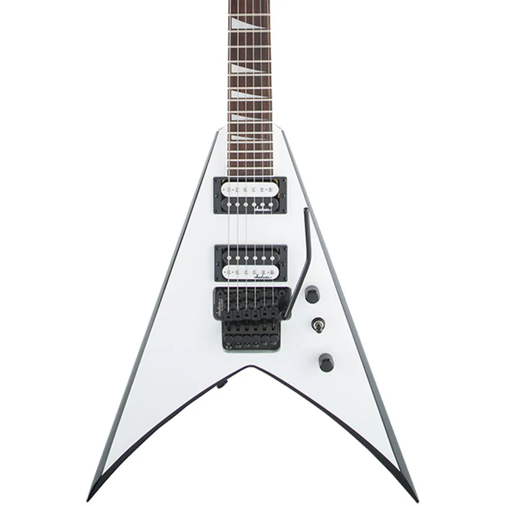 Jackson JS Series King V JS32 - White with Black Bevels - Amaranth | Electric Guitars | 2910224577