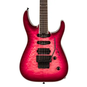Jackson Pro Plus Series Soloist SLA3Q Fuschia Burst