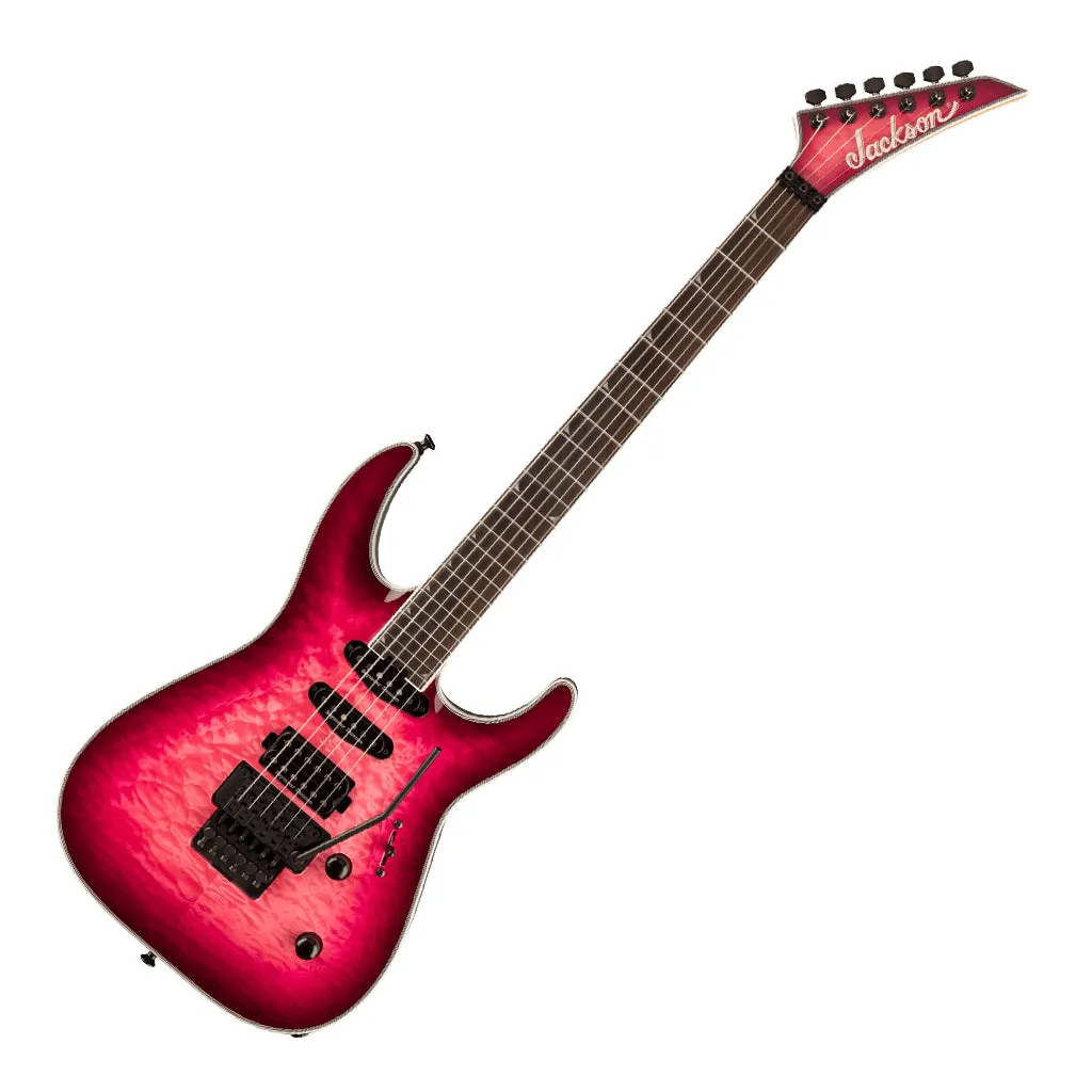 Jackson Pro Plus Series Soloist SLA3Q Fuschia Burst