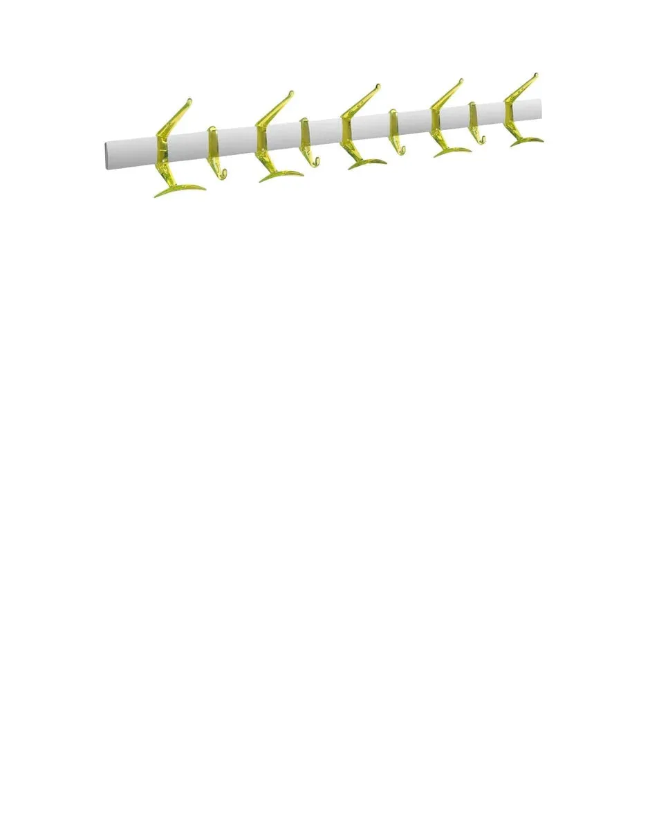 Kartell Hanger Wall 90 Cm, Yellow
