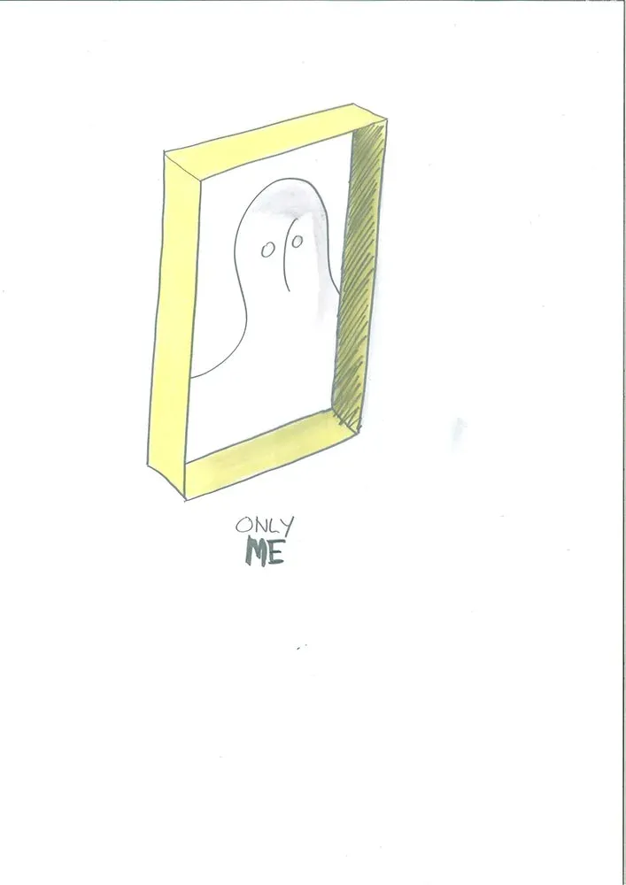 Kartell Only Me Mirror 80x180 Cm, White