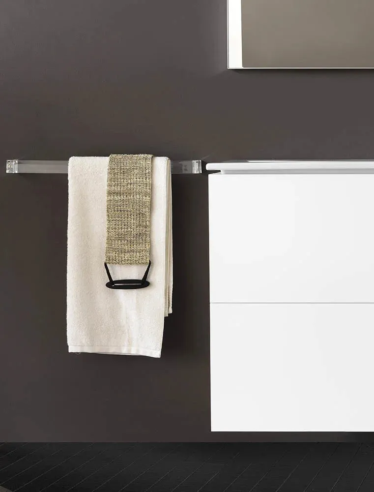 Kartell Rail Towel Rack 30 Cm, Tangerin Orange