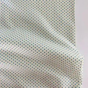 Kei Dot - Light Blue Dot on off white - Happy Sweet Collection - Yuwa