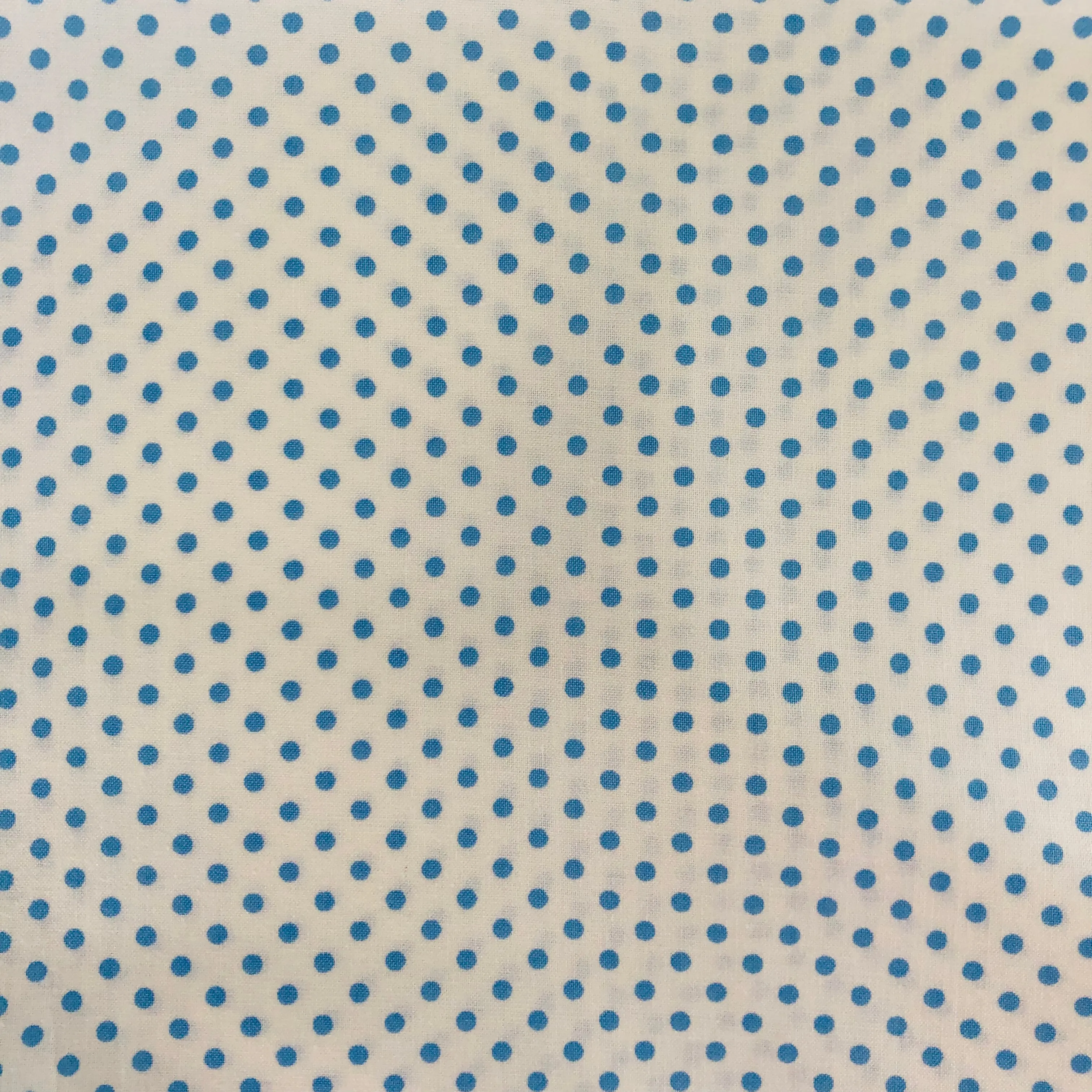 Kei Dot - Light Blue Dot on off white - Happy Sweet Collection - Yuwa