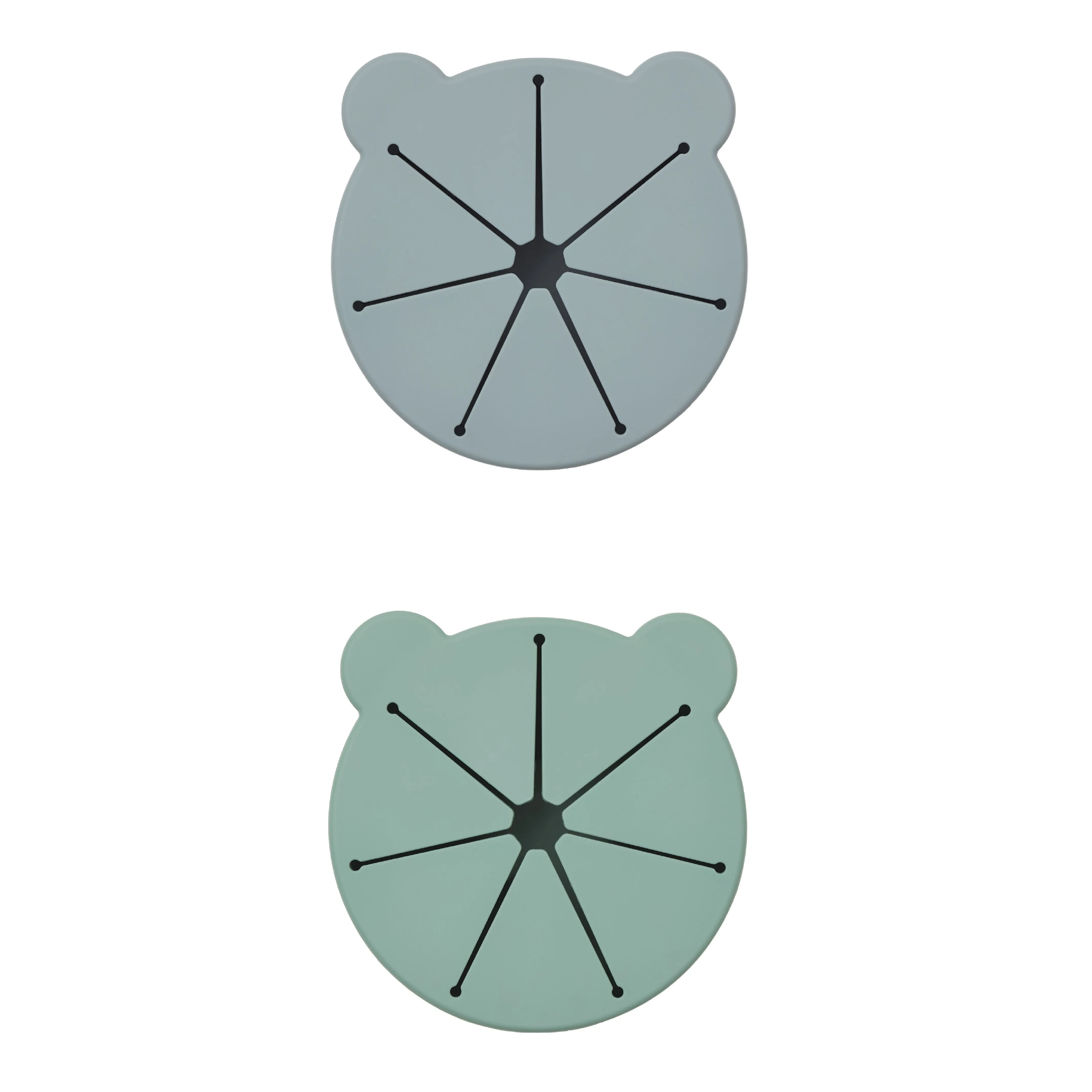 Kelly Mr Bear Snack Cup Set | Blue Fog | 2 Pack