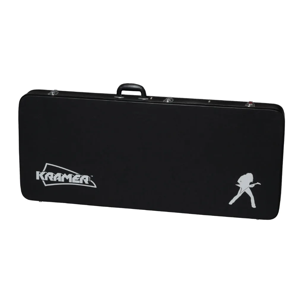 Kramer Dave Mustaine Vanguard in Case Electric Guitar - Metallic Silver