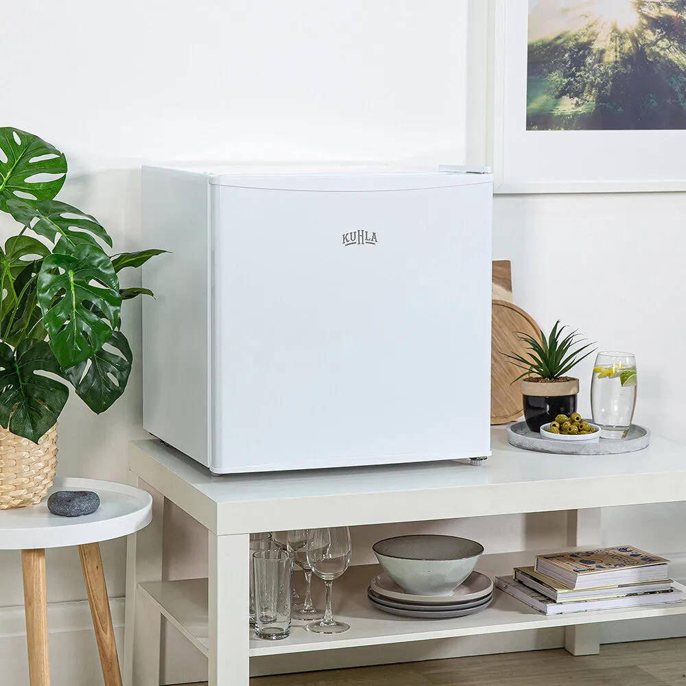 Kuhla KTTF0E4W 43L Table Top Mini Fridge, White