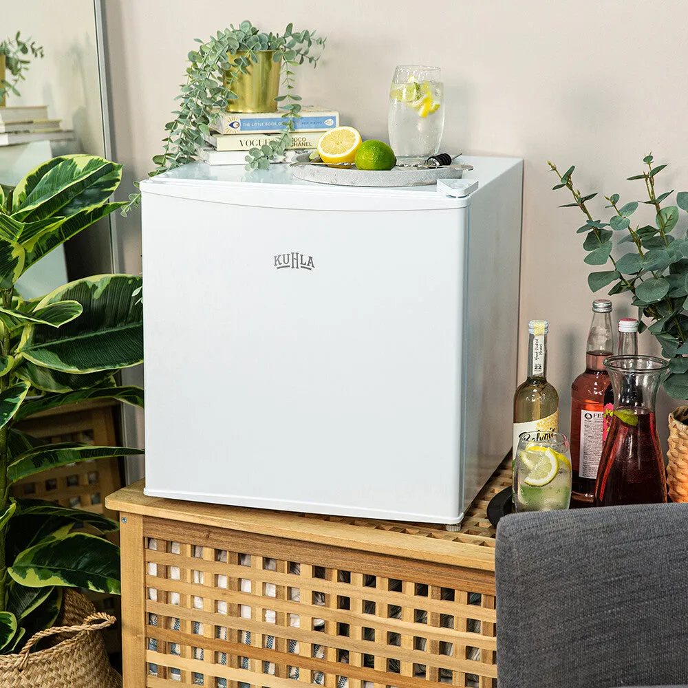 Kuhla KTTF0E4W 43L Table Top Mini Fridge, White