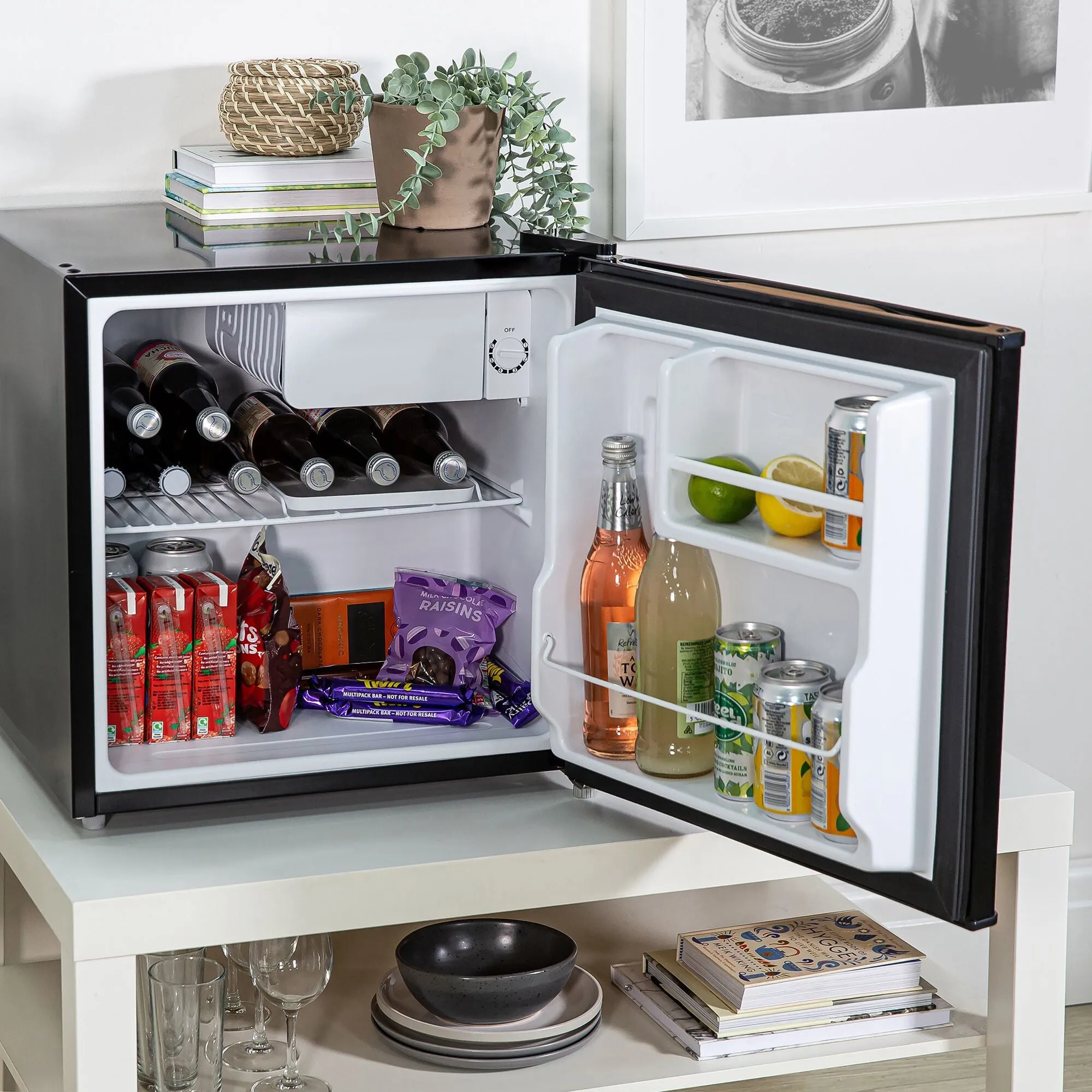 Kuhla KTTF4BGB-1016 fridge Freestanding 43 L F Black