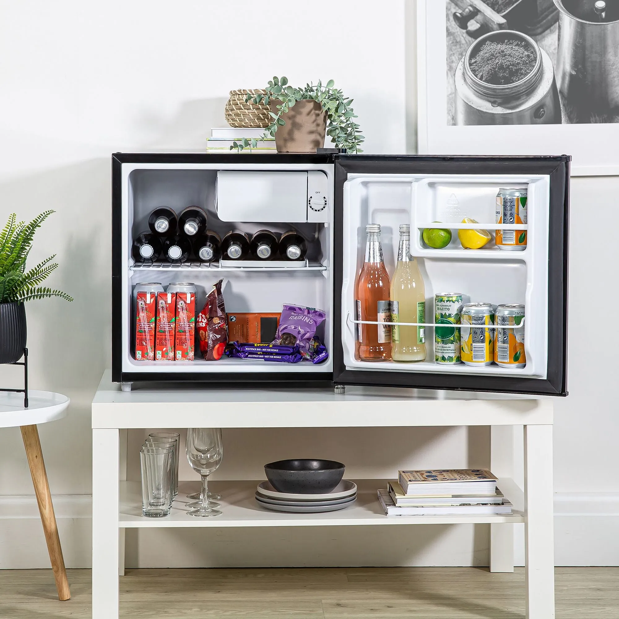 Kuhla KTTF4BGB-1019 fridge Freestanding 43 L F Black
