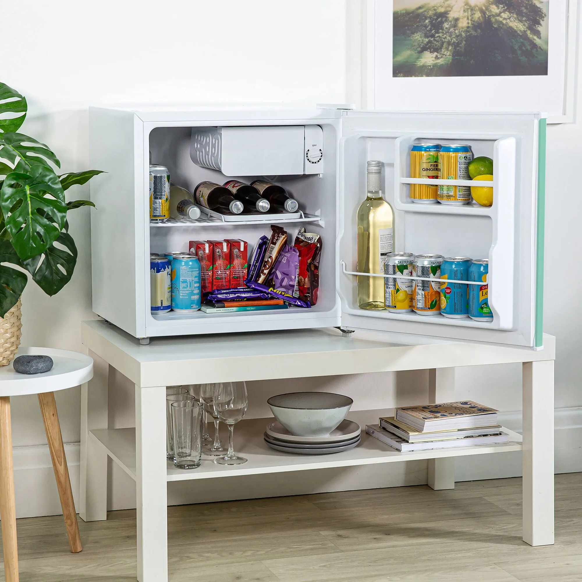 Kuhla KTTF4GB-1024 fridge Freestanding 43 L F Green, White