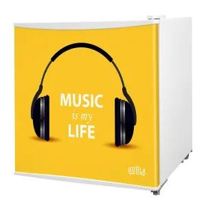 Kuhla KTTF4GB-1027 fridge Freestanding 43 L F White, Yellow
