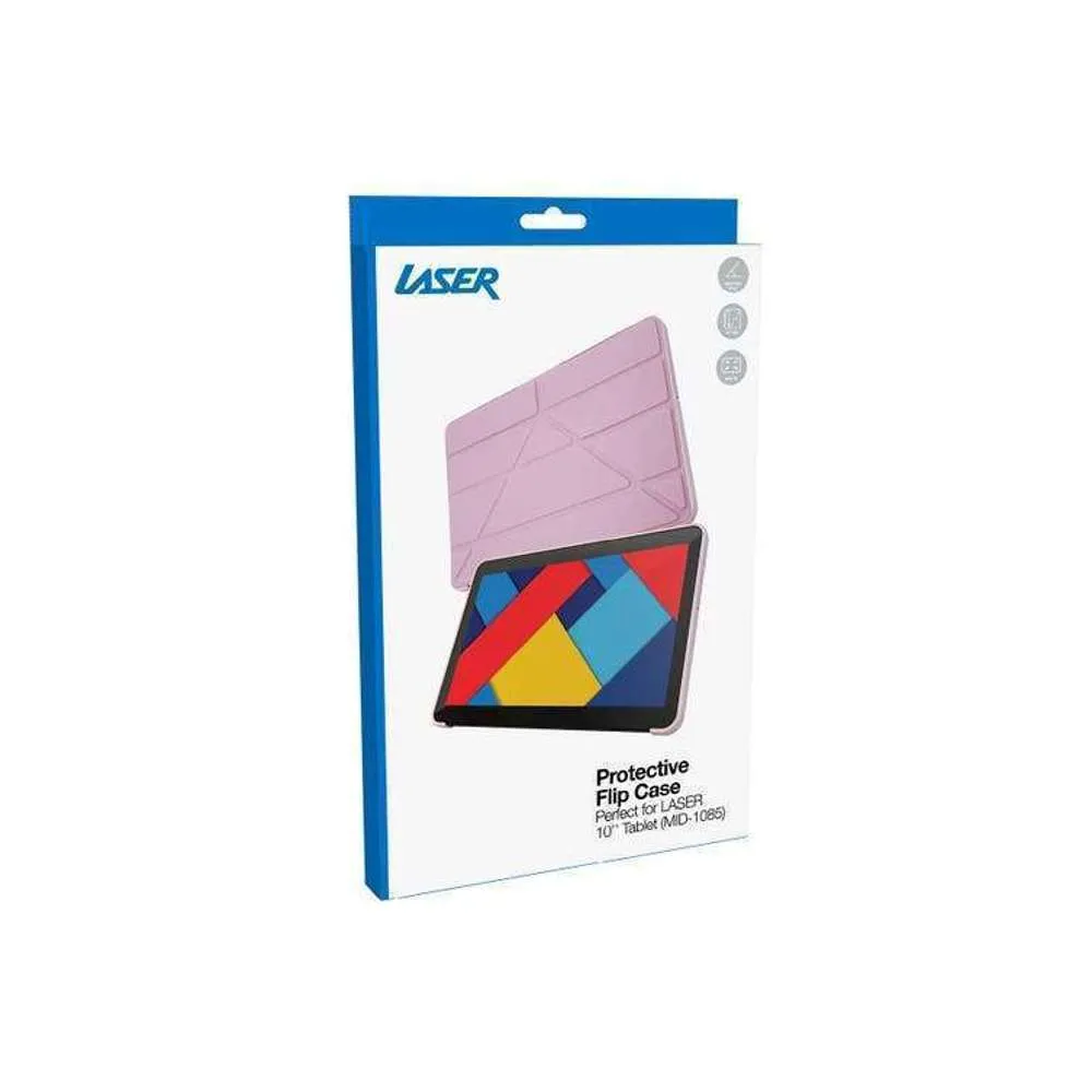 Laser 10" Flip Case for Mid 1085 Tablet Pink