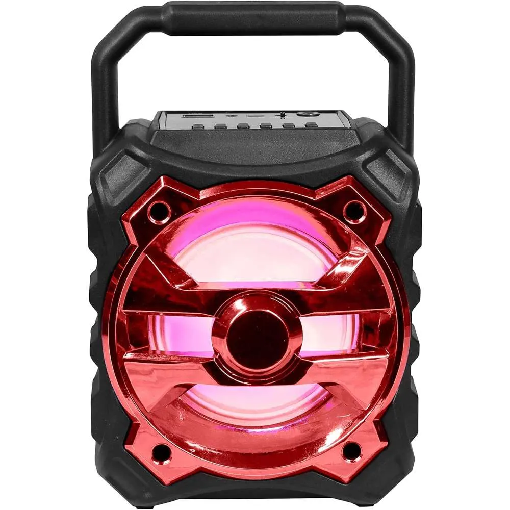 Laser Bluetooth Mini Party Speaker - Red