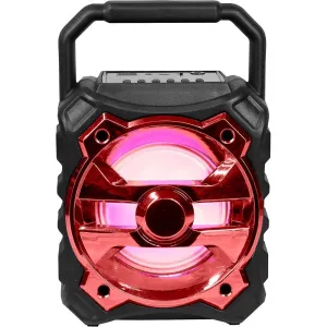 Laser Bluetooth Mini Party Speaker - Red