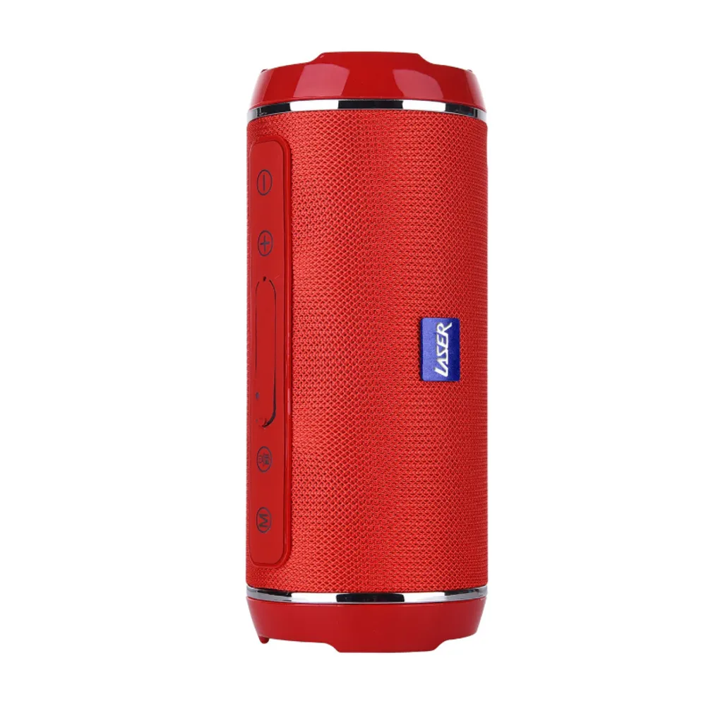 Laser Bluetooth Pill Speaker Red