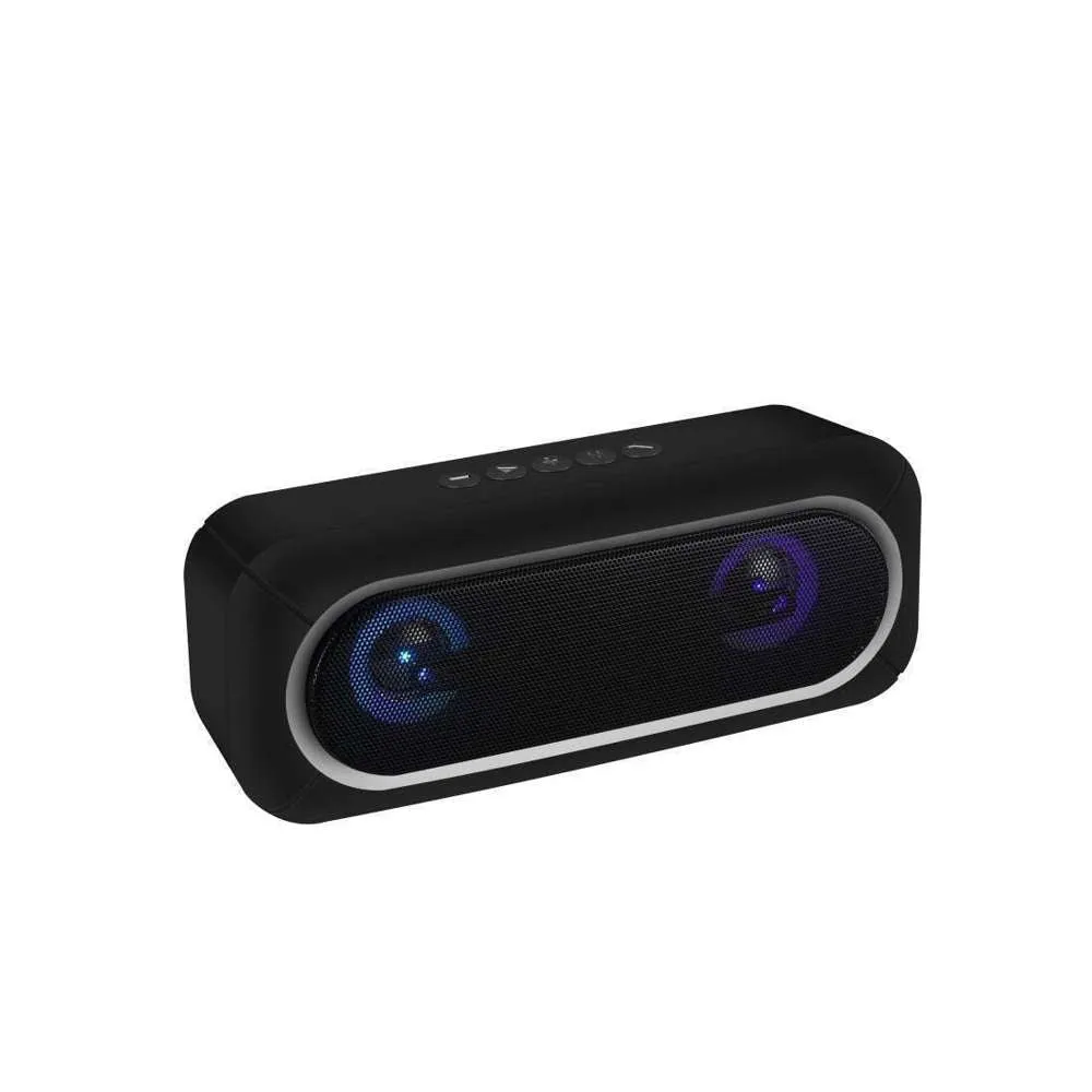 Laser Bluetooth Speaker Led Black