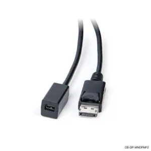 Laser Display Port to Mini Display Port Male to Female 2m