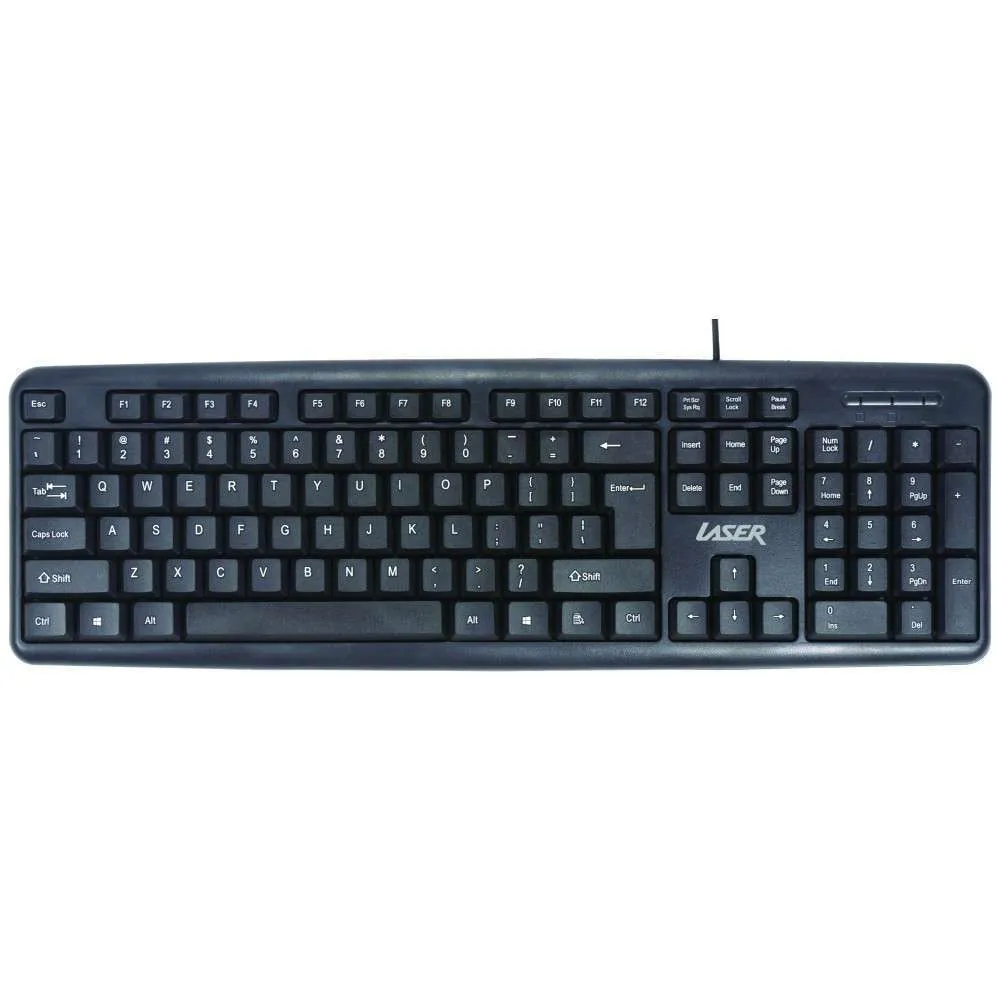 Laser USB Keyboard & Mouse Combo