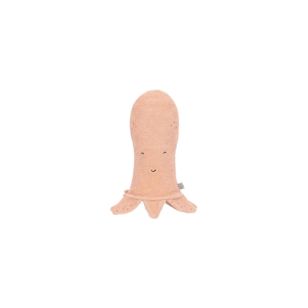 Lassig Play Wash Glove - Octopus / Rose