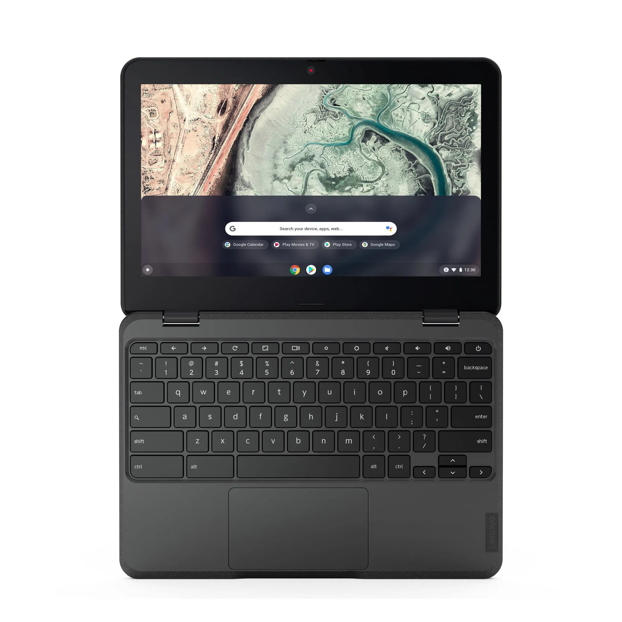 Lenovo 100e G3 11.6" Chromebook - Intel Celeron N4500, 4GB RAM, 64GB eMMC, ChromeOS, Grey
