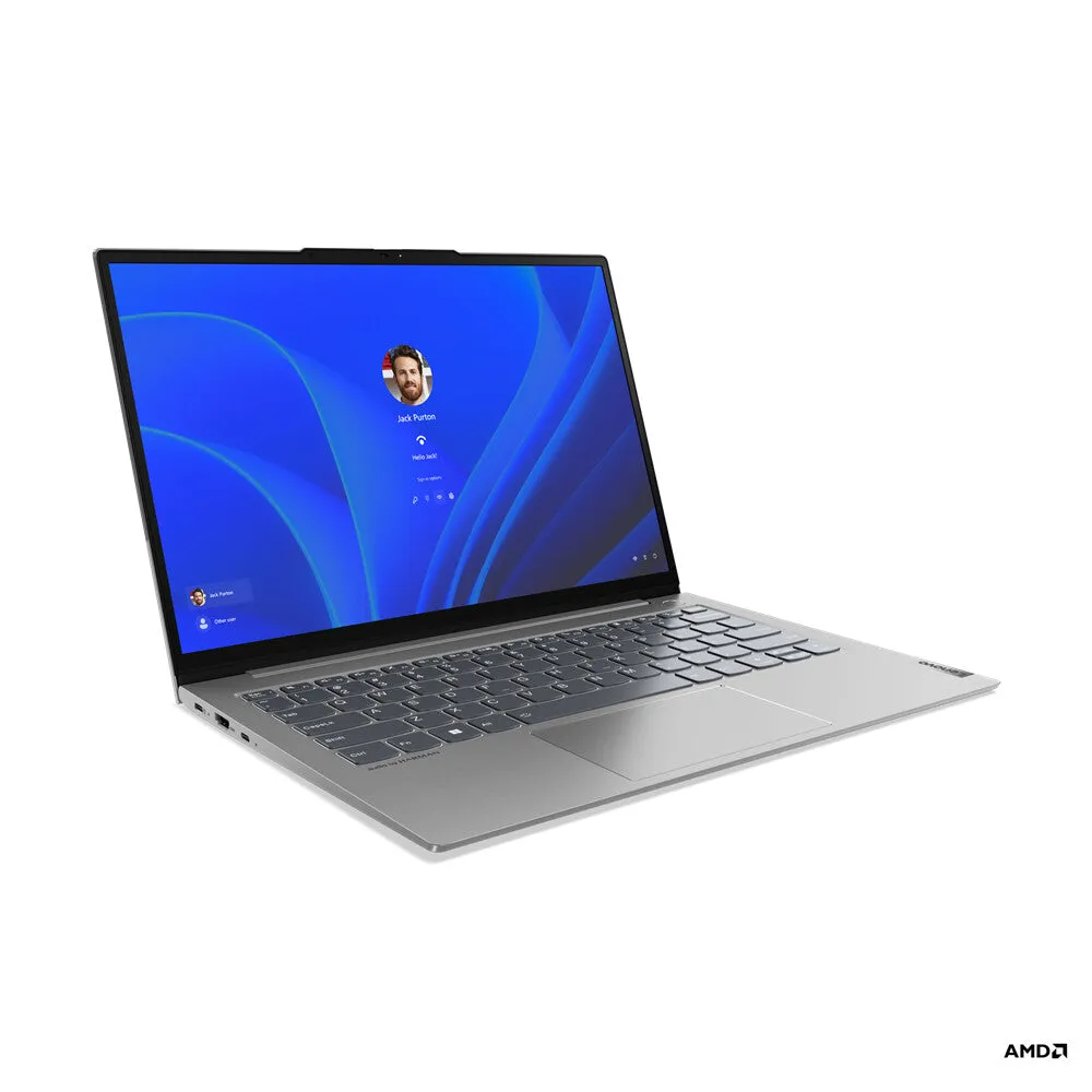 Lenovo ThinkBook 13s G4 13.3" Laptop - AMD Ryzen 5 6600U, 8GB RAM, 256GB SSD, WUXGA, Windows 11 Pro, Grey