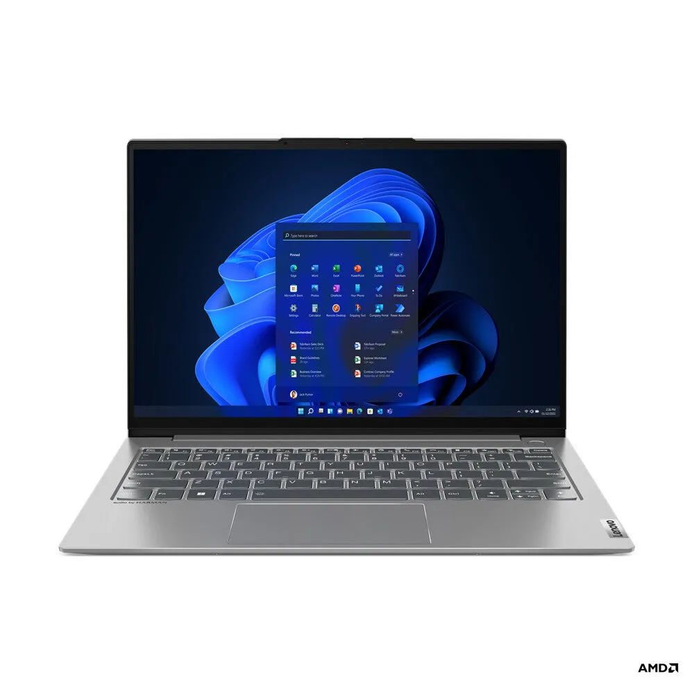 Lenovo ThinkBook 13s G4 13.3" Laptop - AMD Ryzen 5 6600U, 8GB RAM, 256GB SSD, WUXGA, Windows 11 Pro, Grey