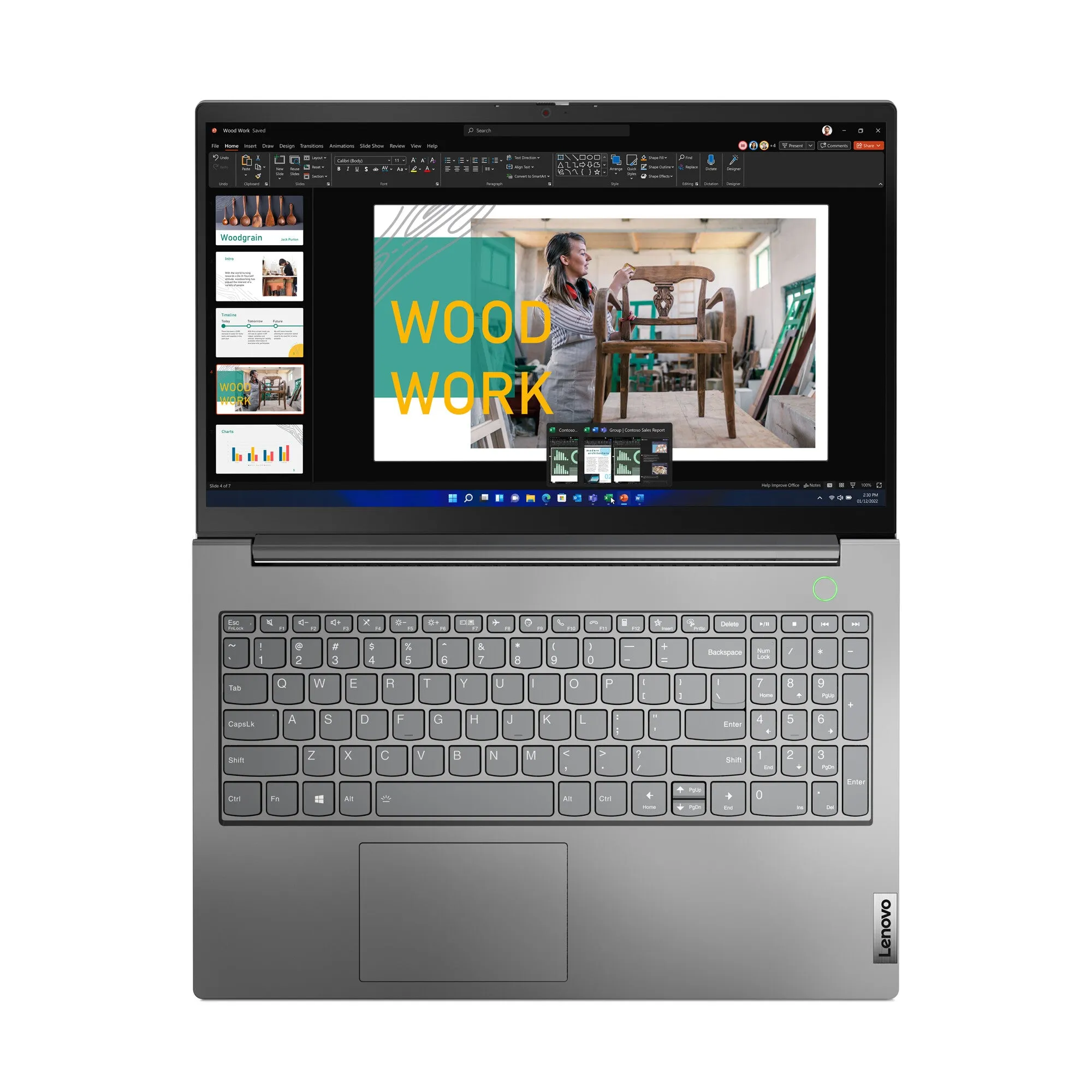 Lenovo ThinkBook 15 G4 15.6" Laptop - Intel Core i5-1235U, 8GB RAM, 256GB SSD, Windows 11 Pro, Grey