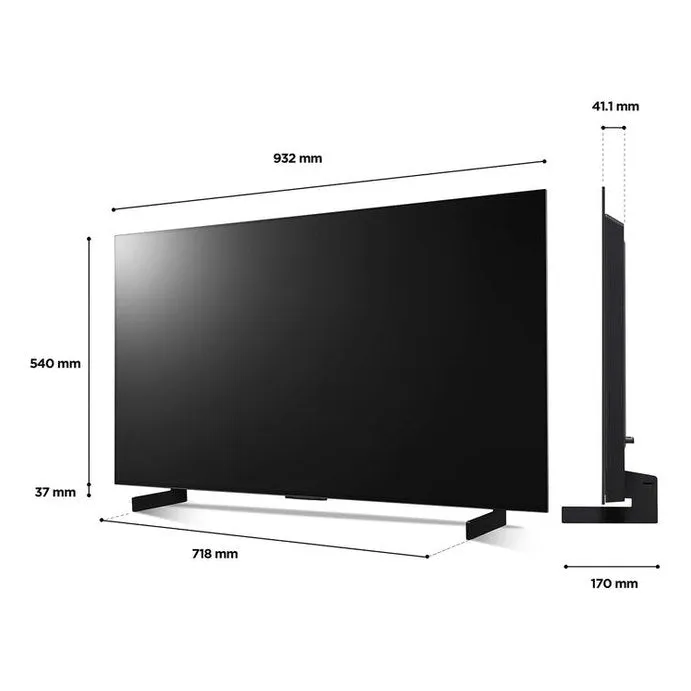 LG 42" C2 HDR Ultra OLED Smart TV | OLED42C24LA.AEK