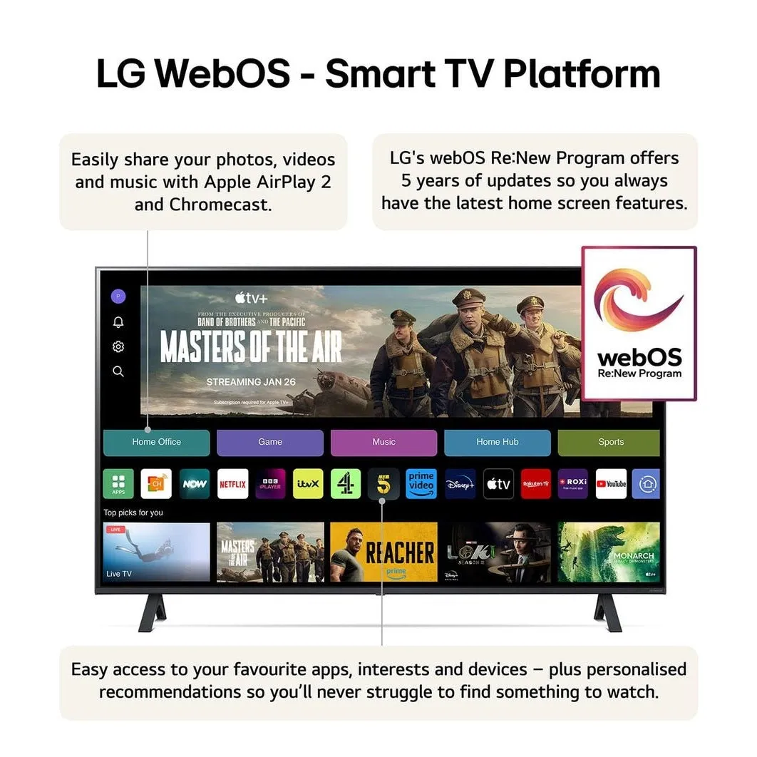 LG 50 Inch NANO81 NANO TV (2024) | 50NANO81T6A.AEK