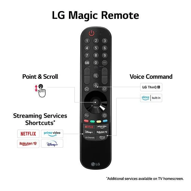 LG 65" C3 OLED EVO 4K Smart Television | OLED65C34LA.AEK