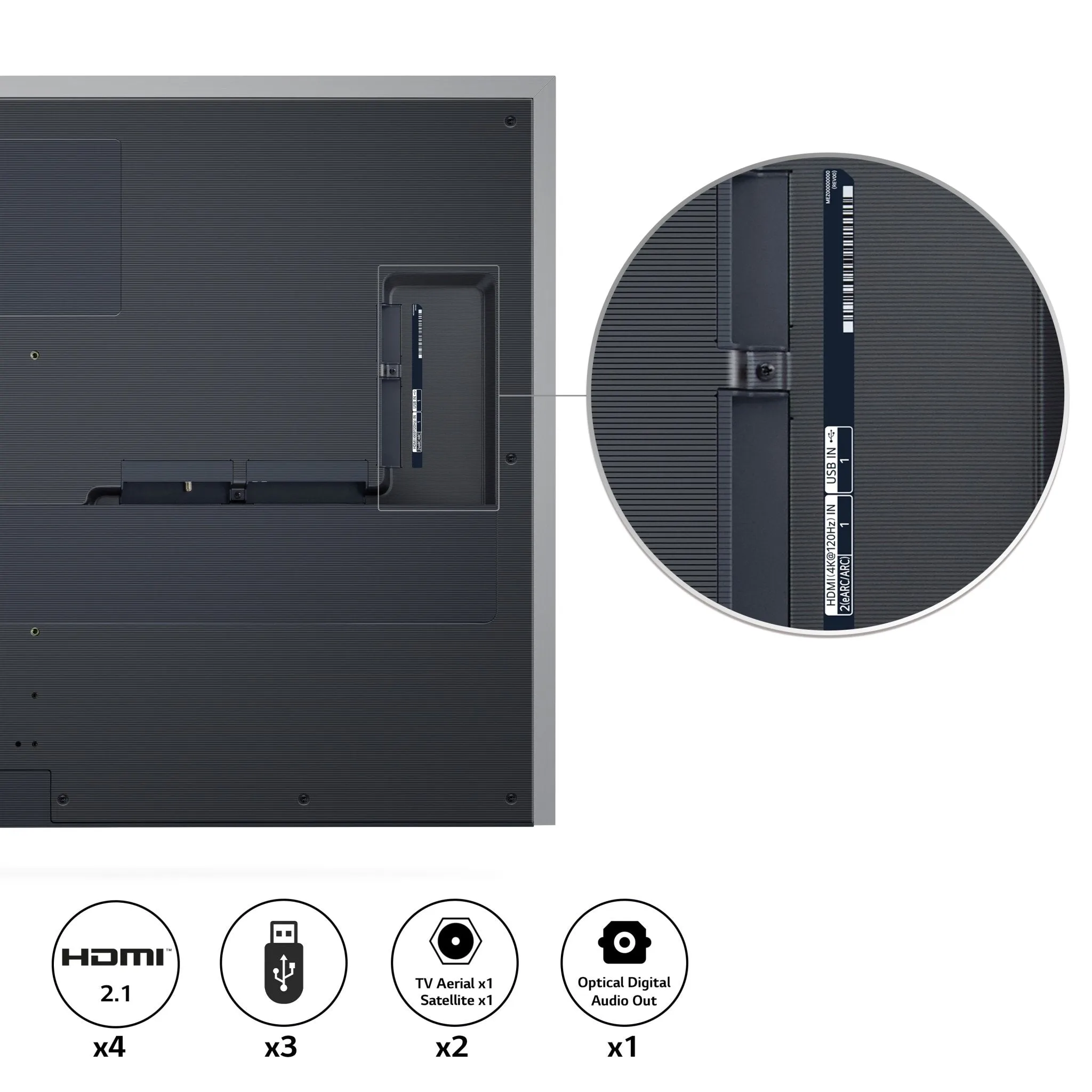 LG 65" G2 evo OLED Gallery Smart TV | OLED65G26LA.AEK