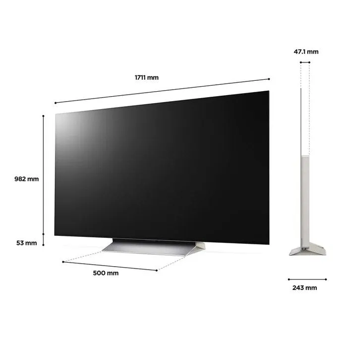 LG 77" C2 HDR Ultra OLED Smart TV | OLED77C26LD.AEK