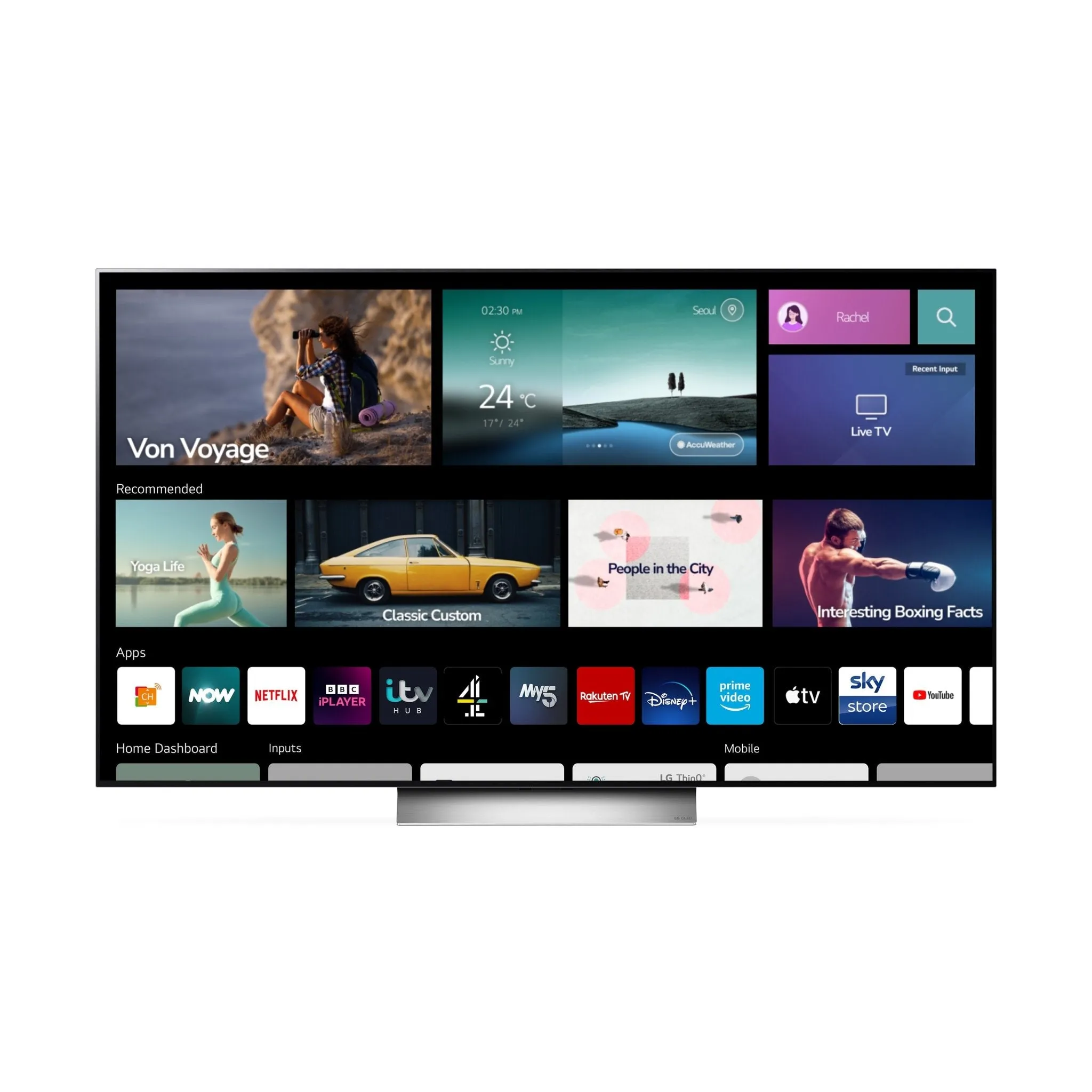 LG 77" C2 HDR Ultra OLED Smart TV | OLED77C26LD.AEK