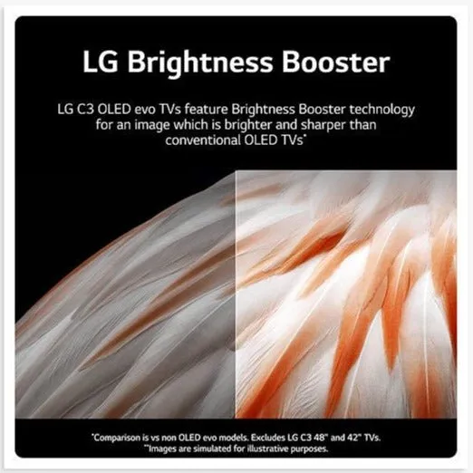 LG 77" C3 OLED EVO 4K Smart Television | OLED77C34LA.AEK