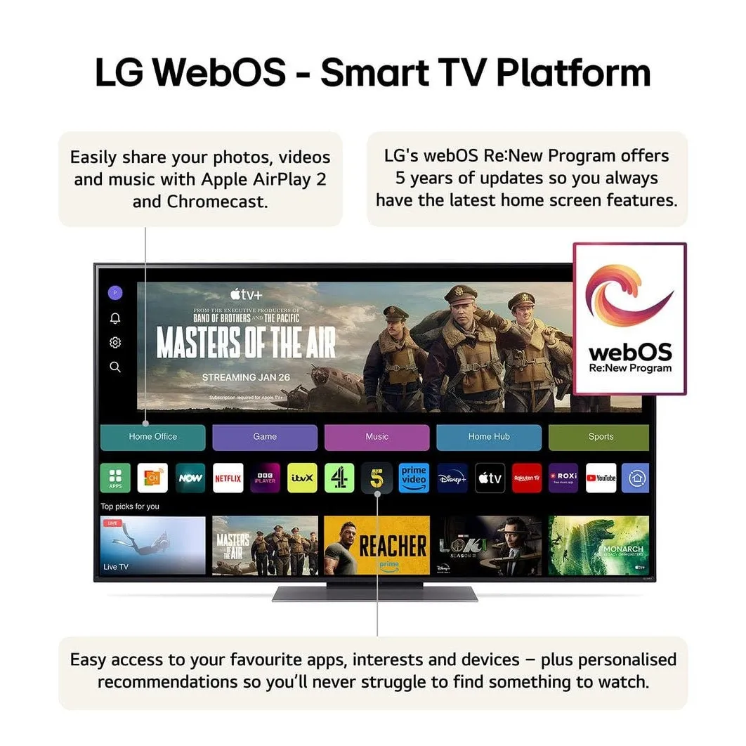 LG 86 Inch NANO81 NANO TV (2024) | 86NANO81T6A.AEK