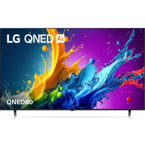 LG 86 Inch QNED80 QNED TV (2024) | 86QNED80T6A.AEK