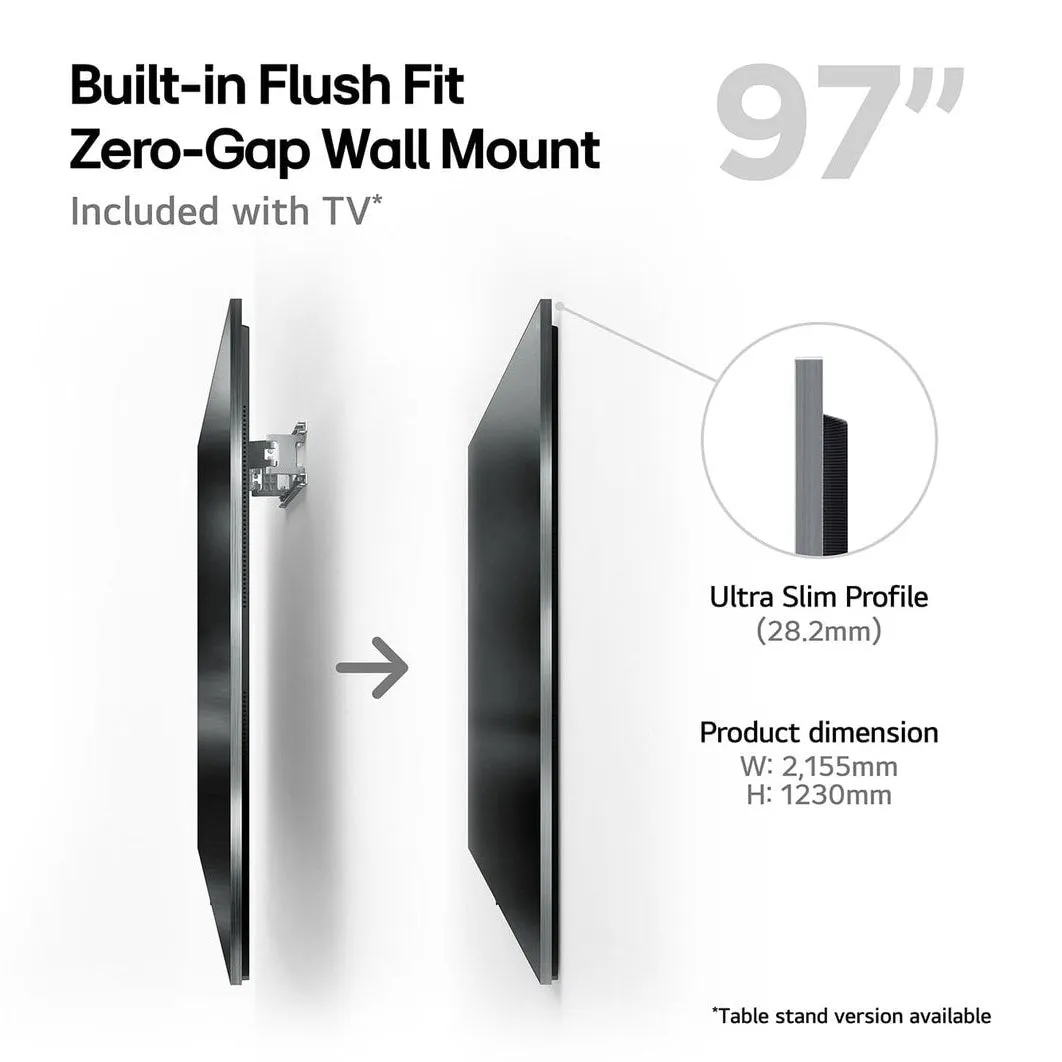 LG 97 Inch G4 OLED TV (2024) | OLED97G45LW.AEK