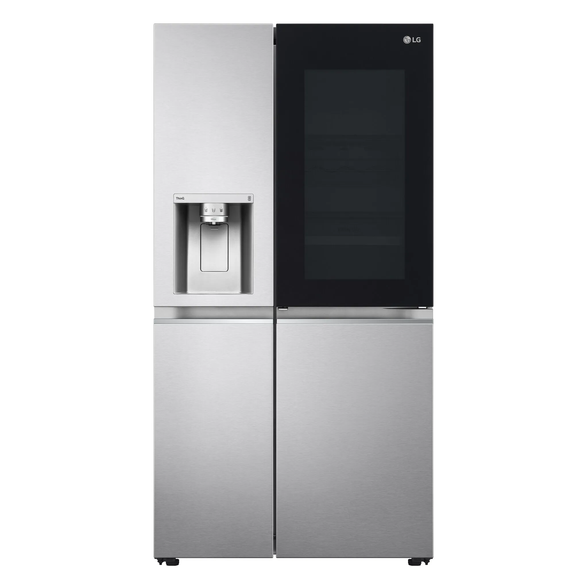 LG InstaView™ ThinQ™ GSXV91BSAE American Fridge Freezer