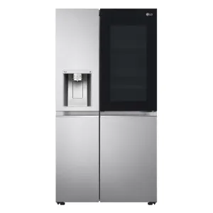 LG InstaView™ ThinQ™ GSXV91BSAE American Fridge Freezer